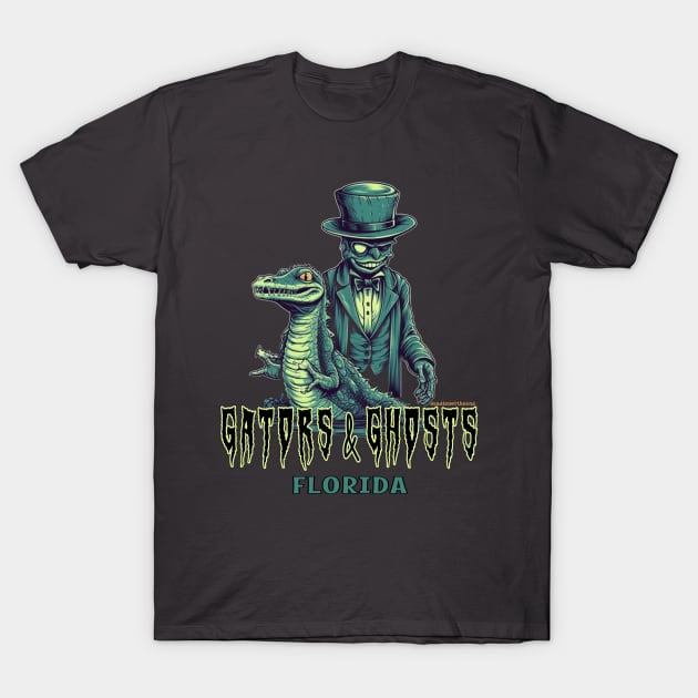 Gators & Ghosts T-Shirt by Dead Is Not The End